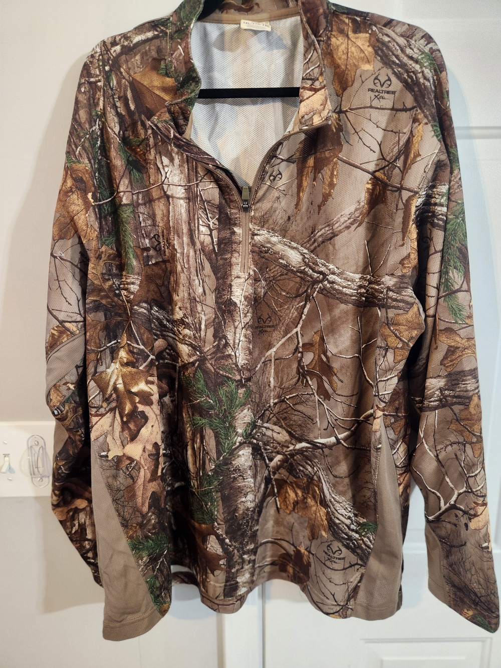 Red Head BrandRealtree Men's Half-Zip Camouflage Shirt Lightweight 3XL